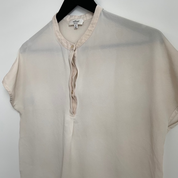 Wilfred Cream Silk Blouse - Picture 3 of 12